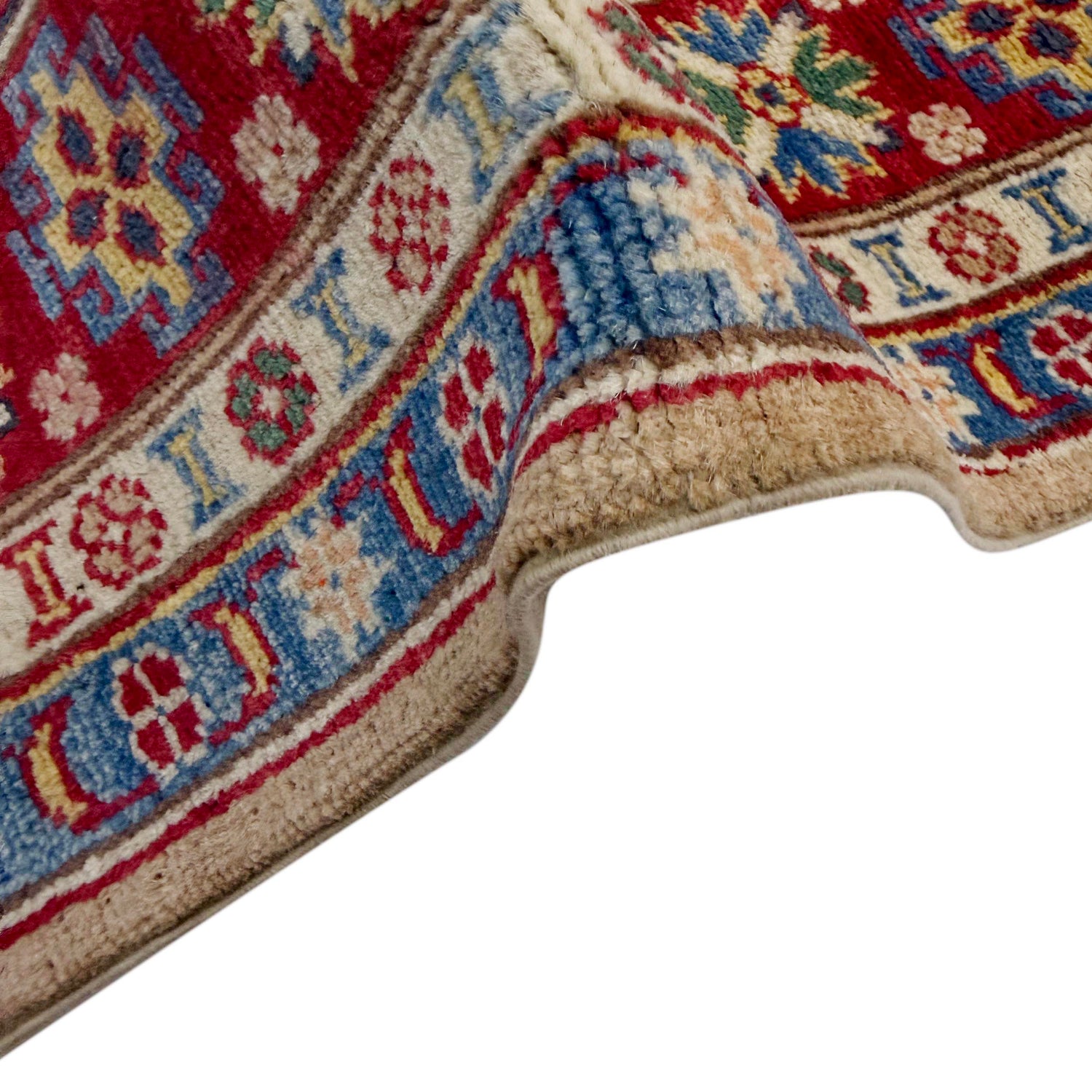 Hand knotted Kazak Carpet 5' 1" x 6' 11" ft / 155 x 210 cm - No. R37641