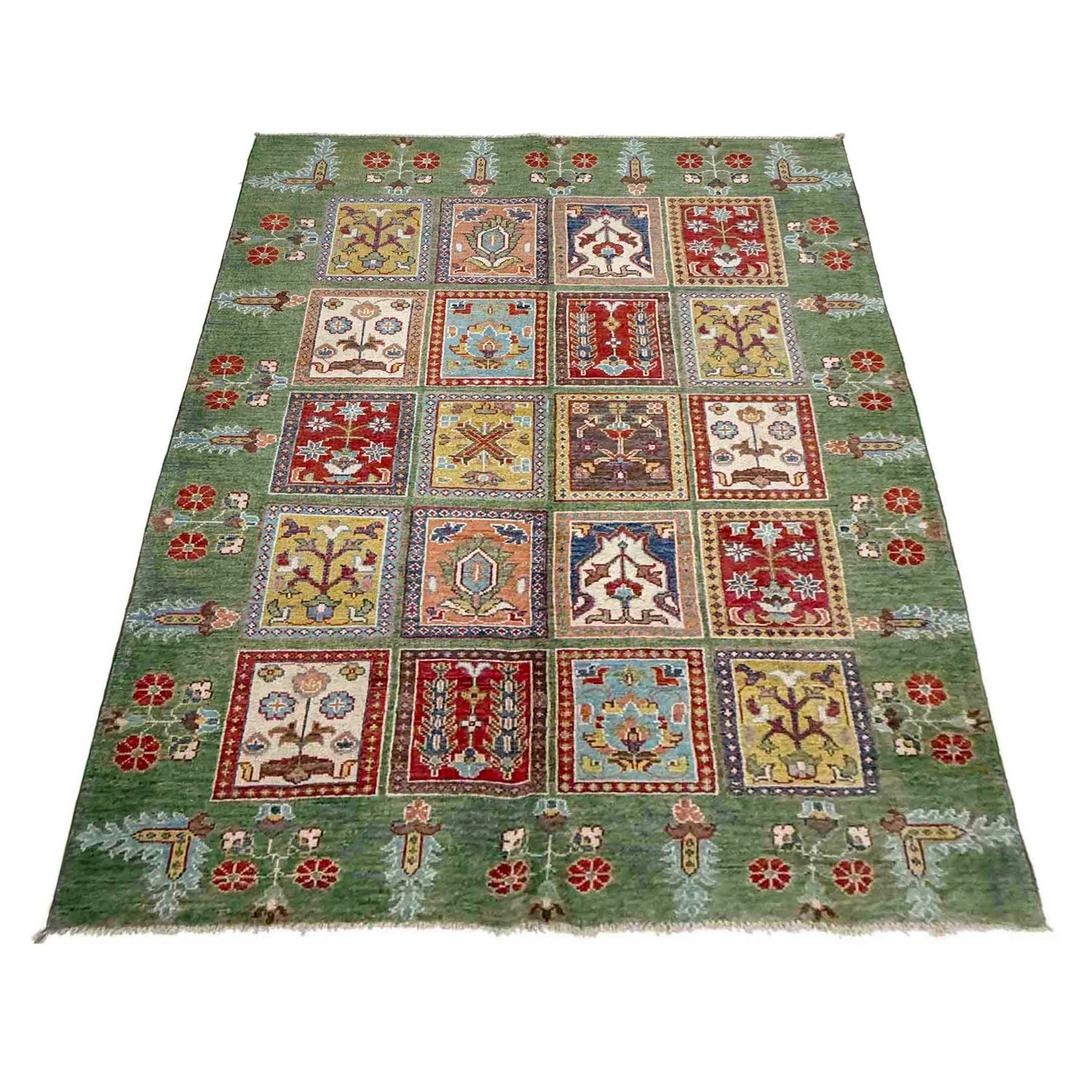 Oriental Bakhtiar Area Rug 4' 11" x 7' 3" ft / 151 x 220 cm - No. R37642