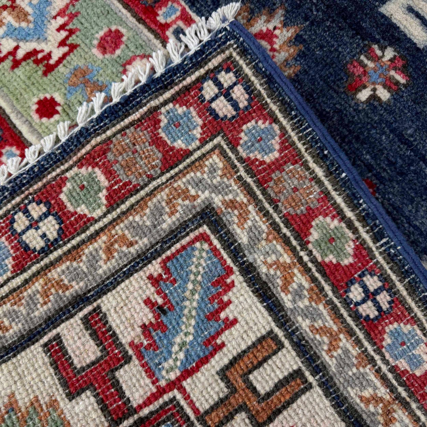 Multi Color Kazak Rug 4' 8" x 6' 8" ft / 142 x 202 cm - No. R37644