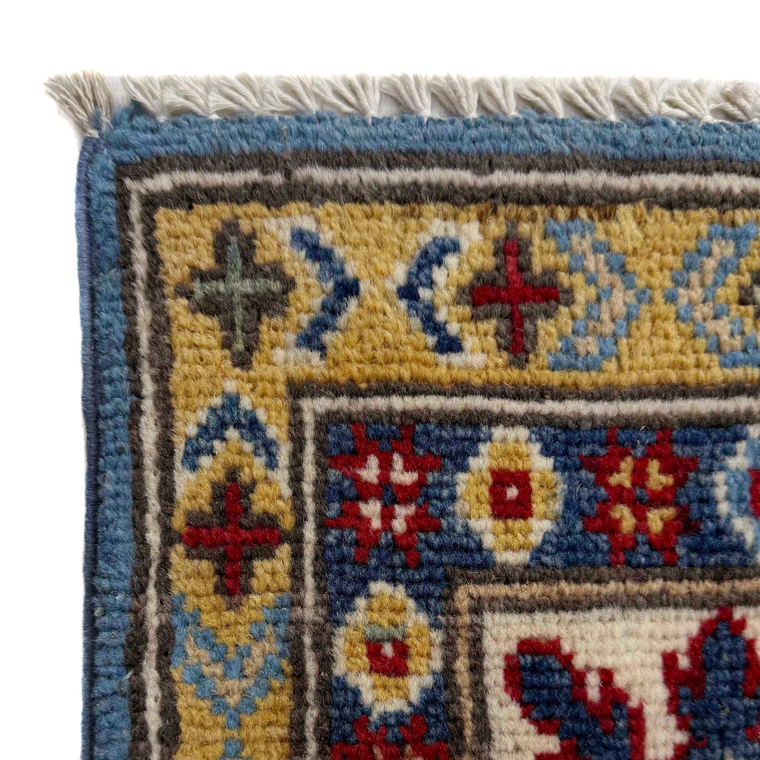 Hand Knotted Kazak Oriental Rug 5' 8" x 7' 11" ft / 173 x 242 cm - No. R37645