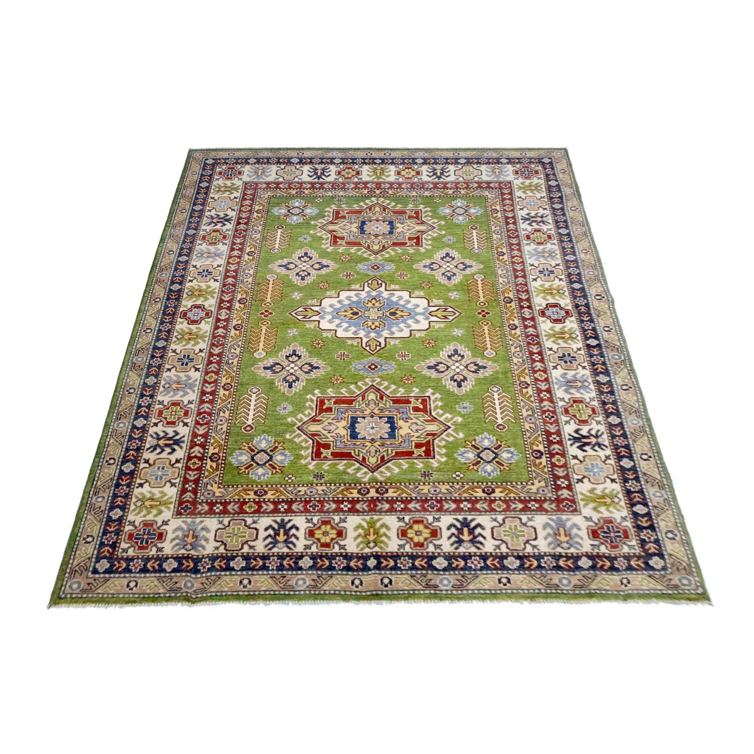 Hand knotted Kazak Rugs 5' 9" x 7' 9" ft / 176 x 235 cm - No. R37646