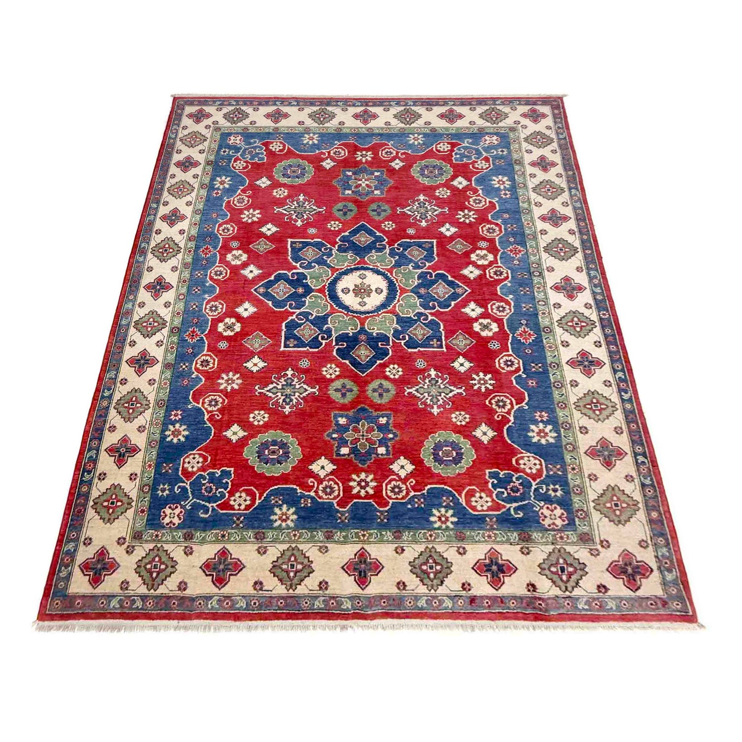 Hand knotted Kazak Rugs 6' 7" x 10' 0" ft / 200 x 306 cm - No. R37647