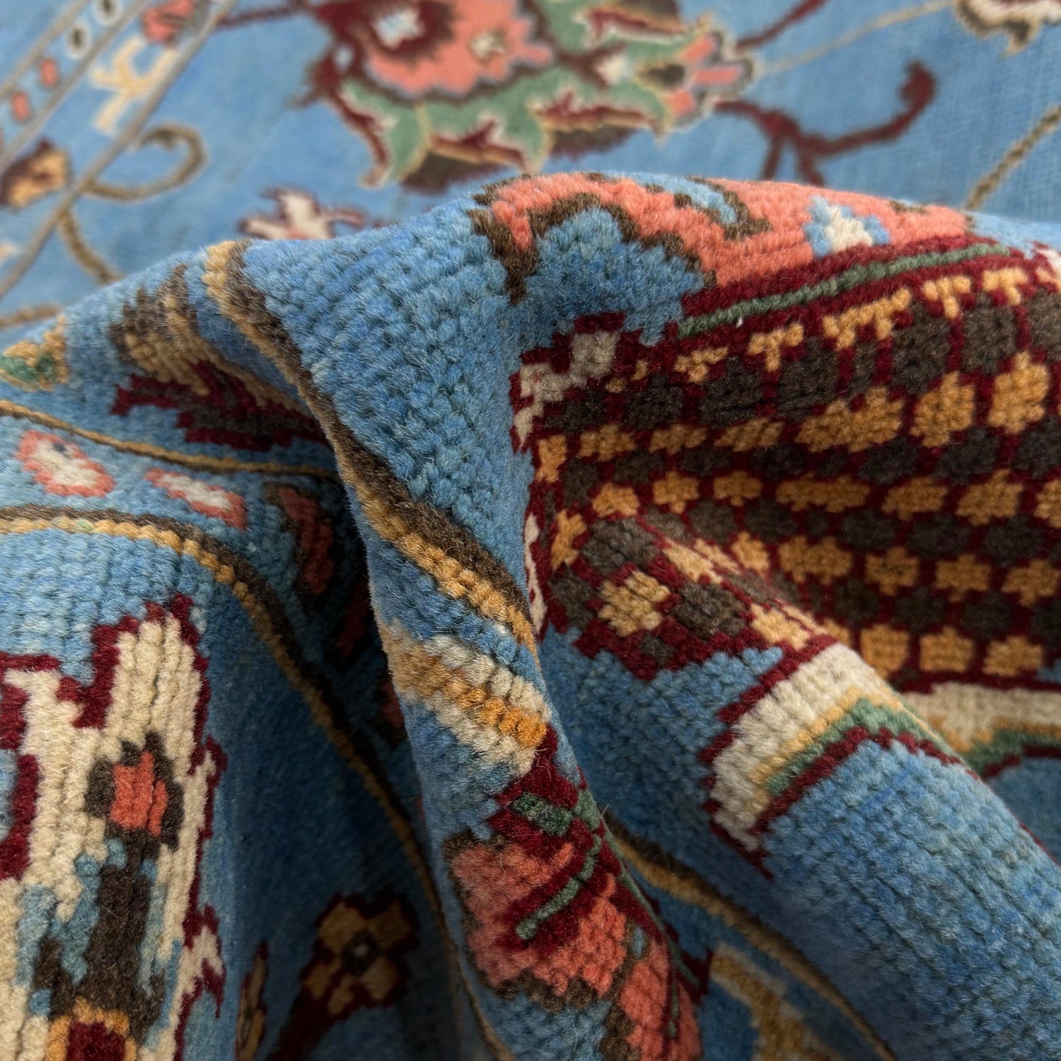Handmade Sultani Area Rug 5' 7" x 7' 8" ft / 170 x 234 cm - No. R37660