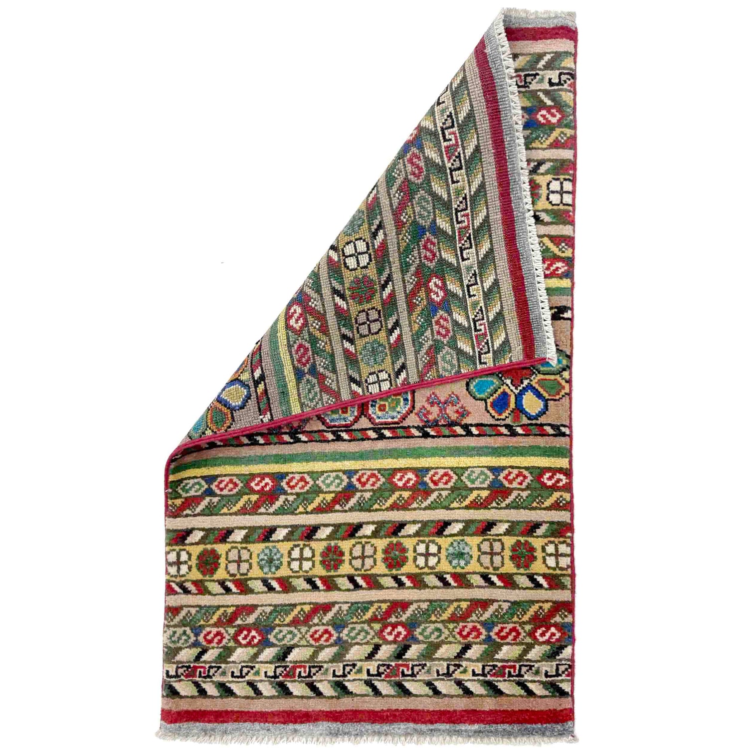 Contemporary Gabbeh Rug 1' 11" x 3' 3" ft / 59 x 100 cm - No. R37661