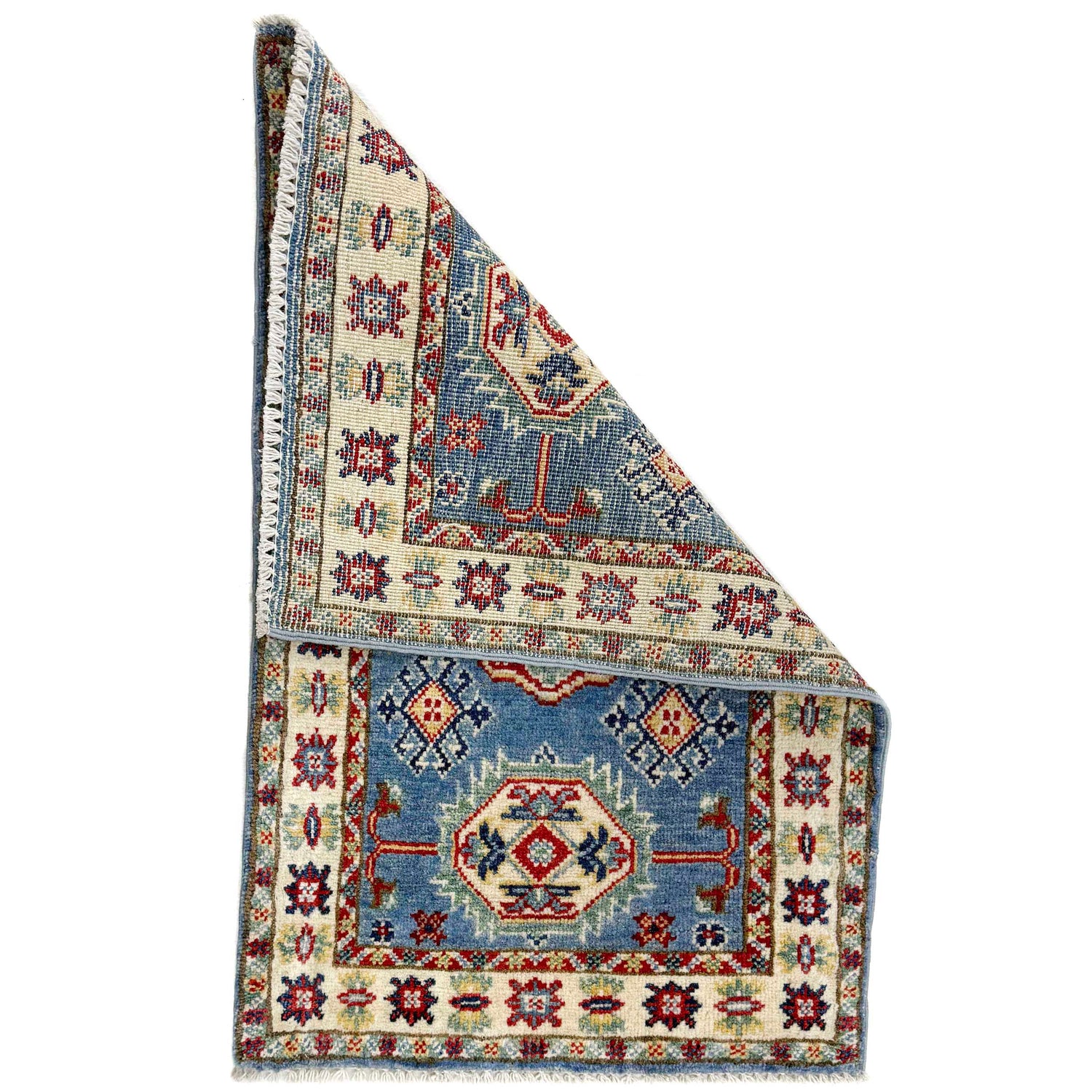 Hand knotted Kazak Rugs 1' 9" x 2' 11" ft / 54 x 90 cm - No. R37668