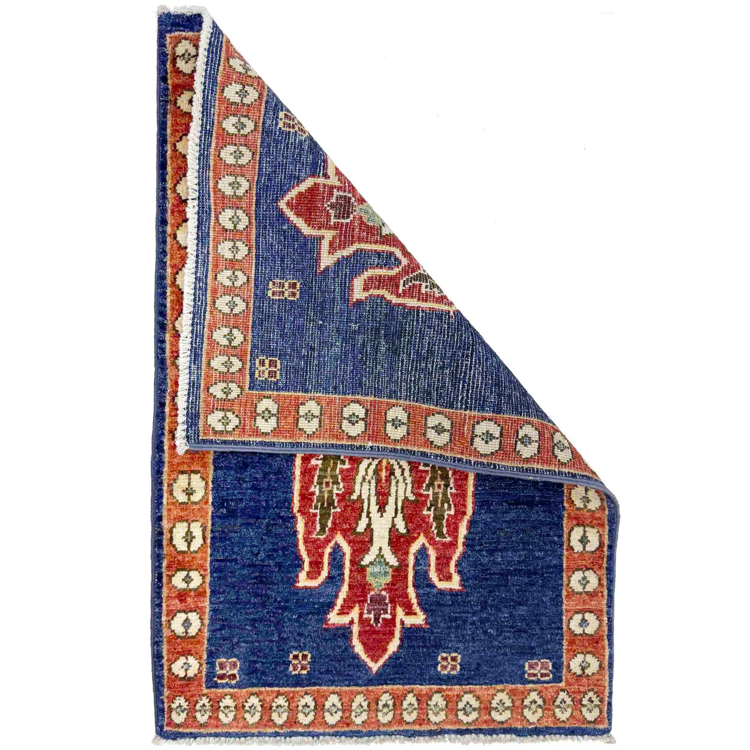 Hand Knotted Kazak Oriental Rug 2' 0" x 3' 0" ft / 60 x 92 cm - No. R37671