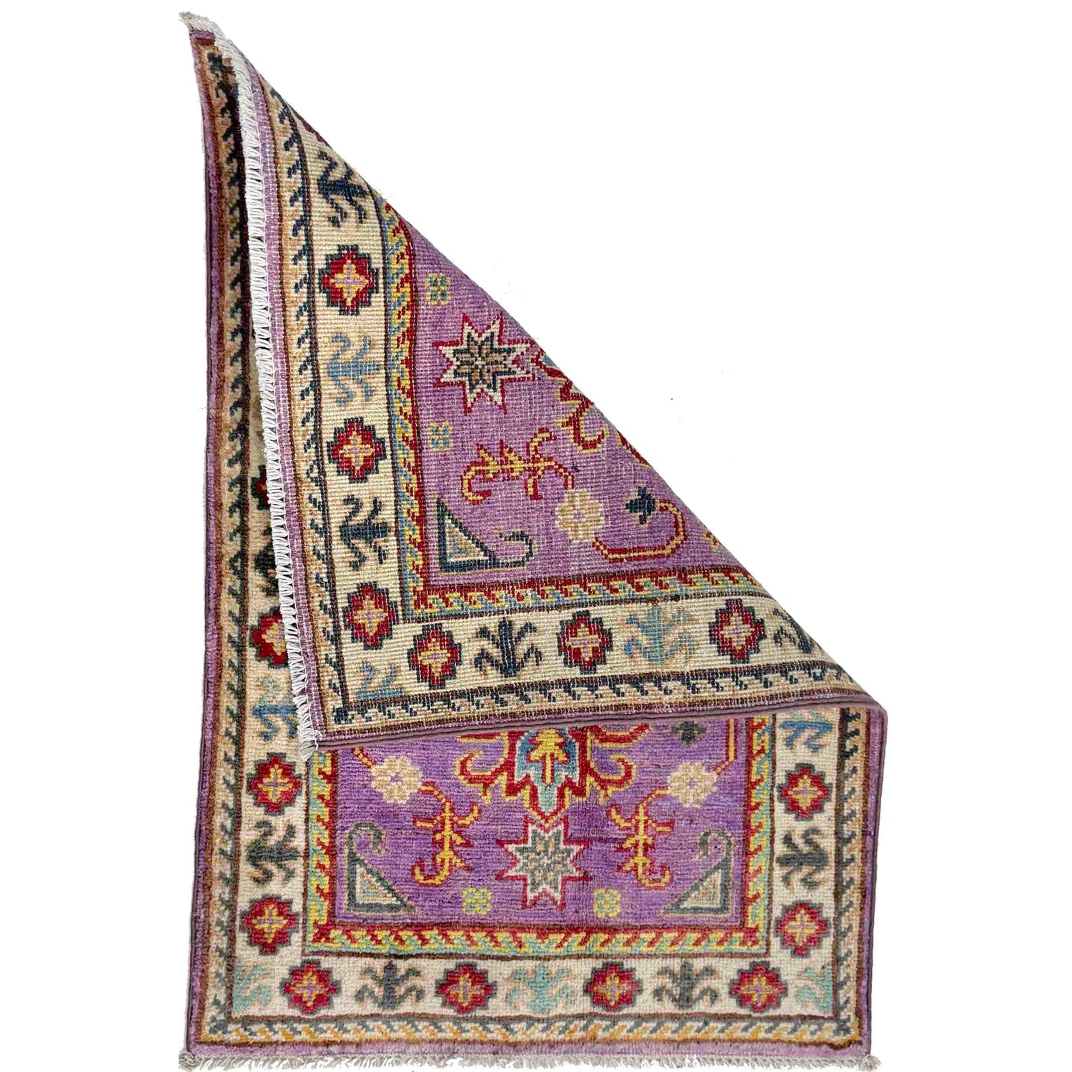 Pink Color Kazak Rug 1' 11" x 2' 9" ft / 59 x 83 cm - No. R37675