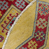 Authentic Afghan Kazak Round Rug 3' 2" x 3' 3" ft / 96 x 100 cm - No. R37678
