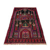 Hand Knotted Prayer Rug 2' 6" x 3' 9" ft / 75 x 115 cm - No. R37681