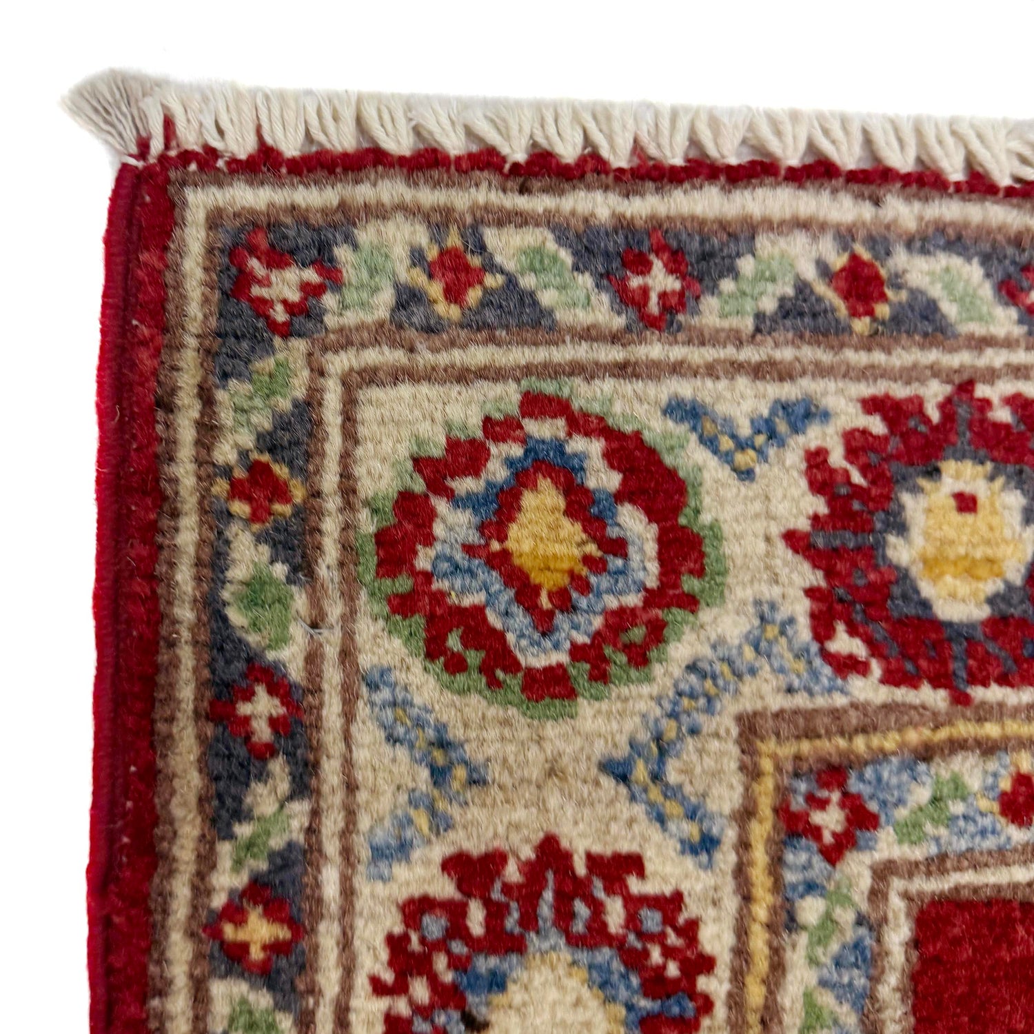 Handmade Kazak Area Rug 2' 7" x 3' 9" ft / 80 x 115 cm - No. R37704
