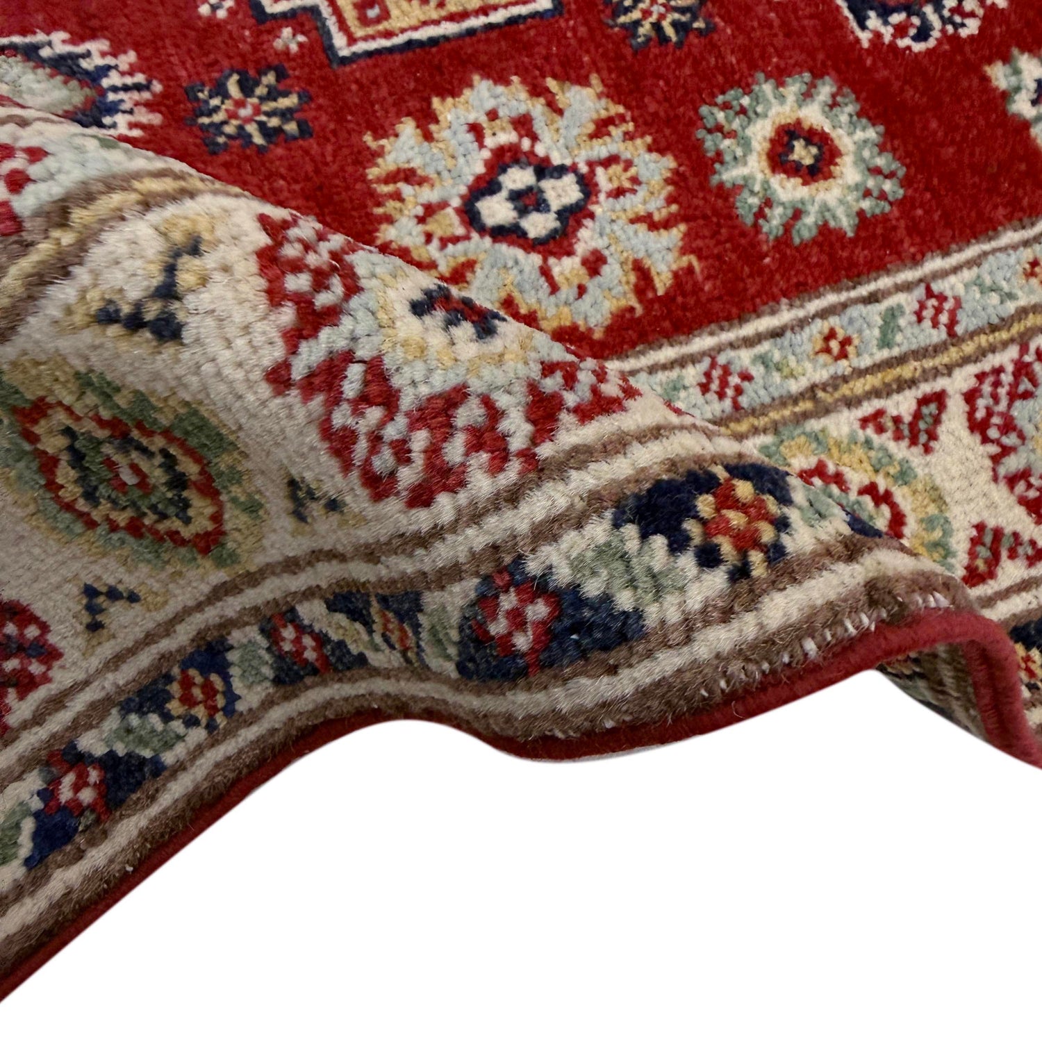 Hand Knotted Kazak Oriental Rug 2' 9" x 3' 11" ft / 85 x 120 cm - No. R37711