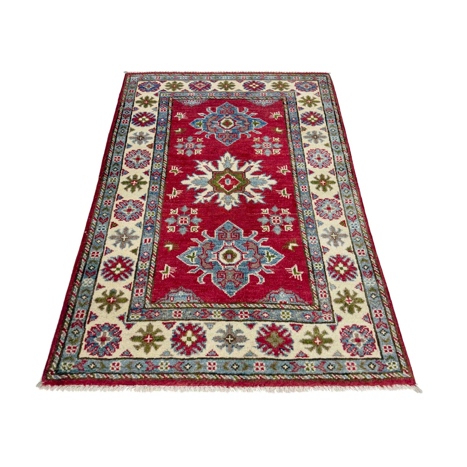 Hand knotted Kazak Rugs 2' 7" x 4' 1" ft / 79 x 124 cm - No. R37712