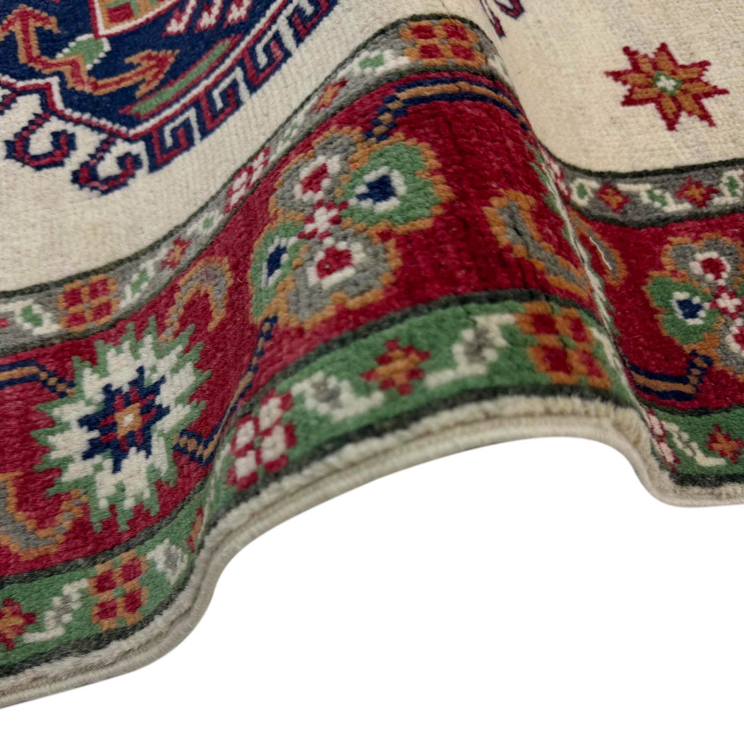 Hand Knotted Kazak Oriental Rug 2' 11" x 4' 1" ft / 90 x 125 cm - No. R37713