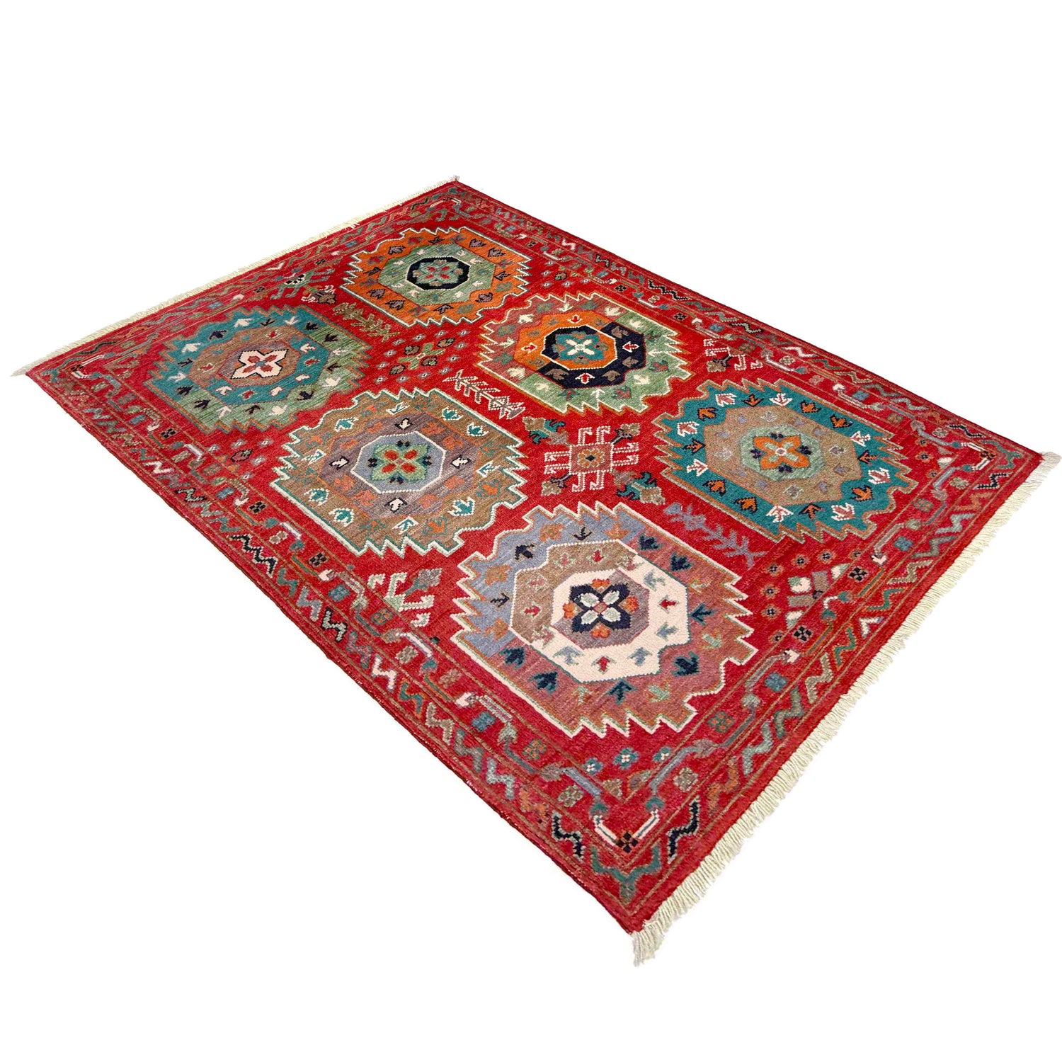 Afghan Oriental Style Waziri Rug 2' 9" x 4' 0" ft / 84 x 123 cm - No. R37716