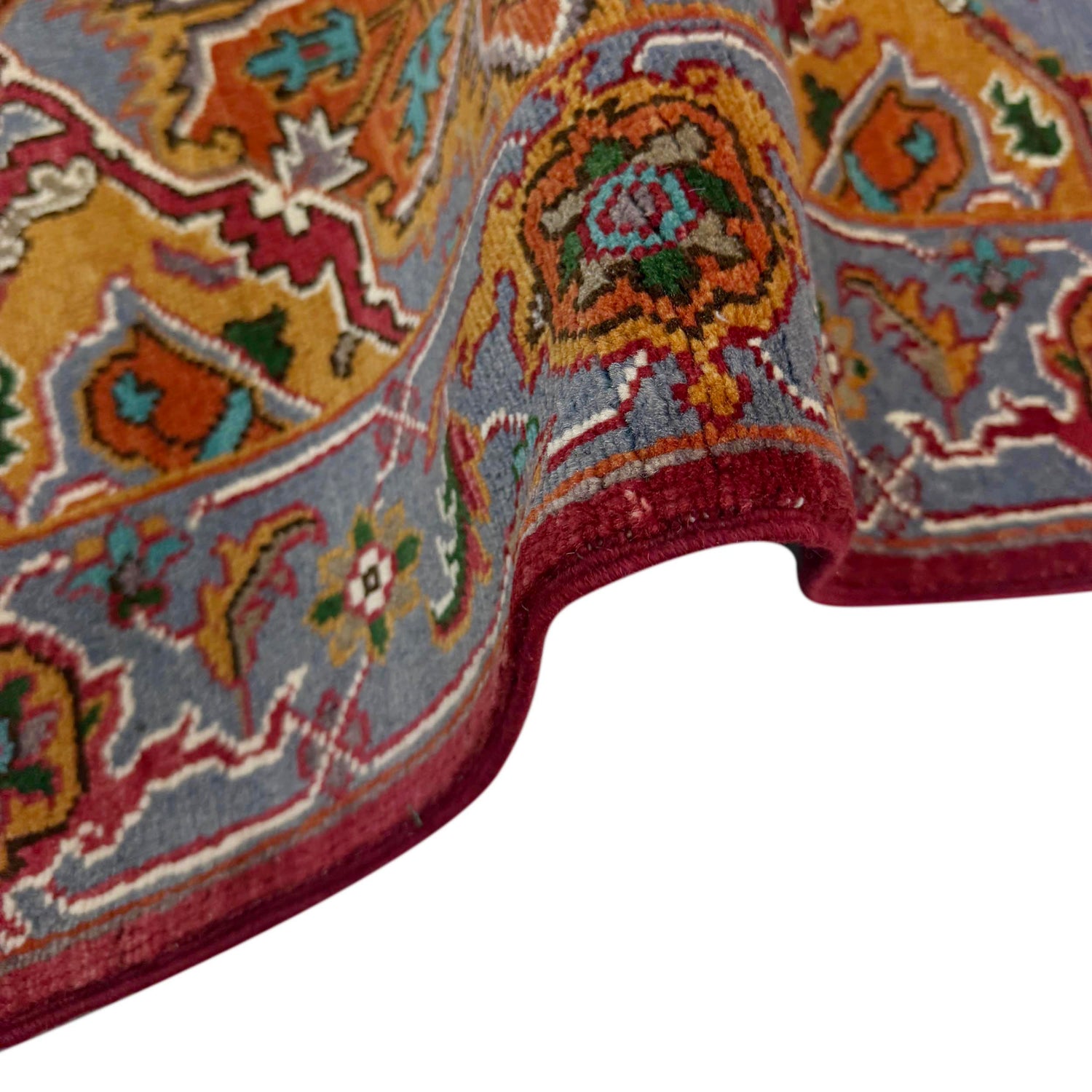Handmade Persian Design Heriz Carpet 2' 8" x 4' 1" ft / 81 x 125 cm - No. R37718