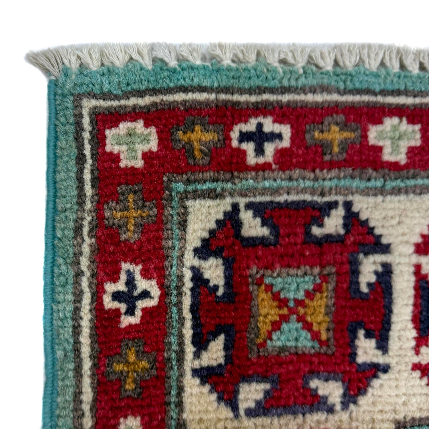 Gray Color Kazak Runner Rug 2' 7" x 9' 9" ft / 80 x 298 cm - No. R37721