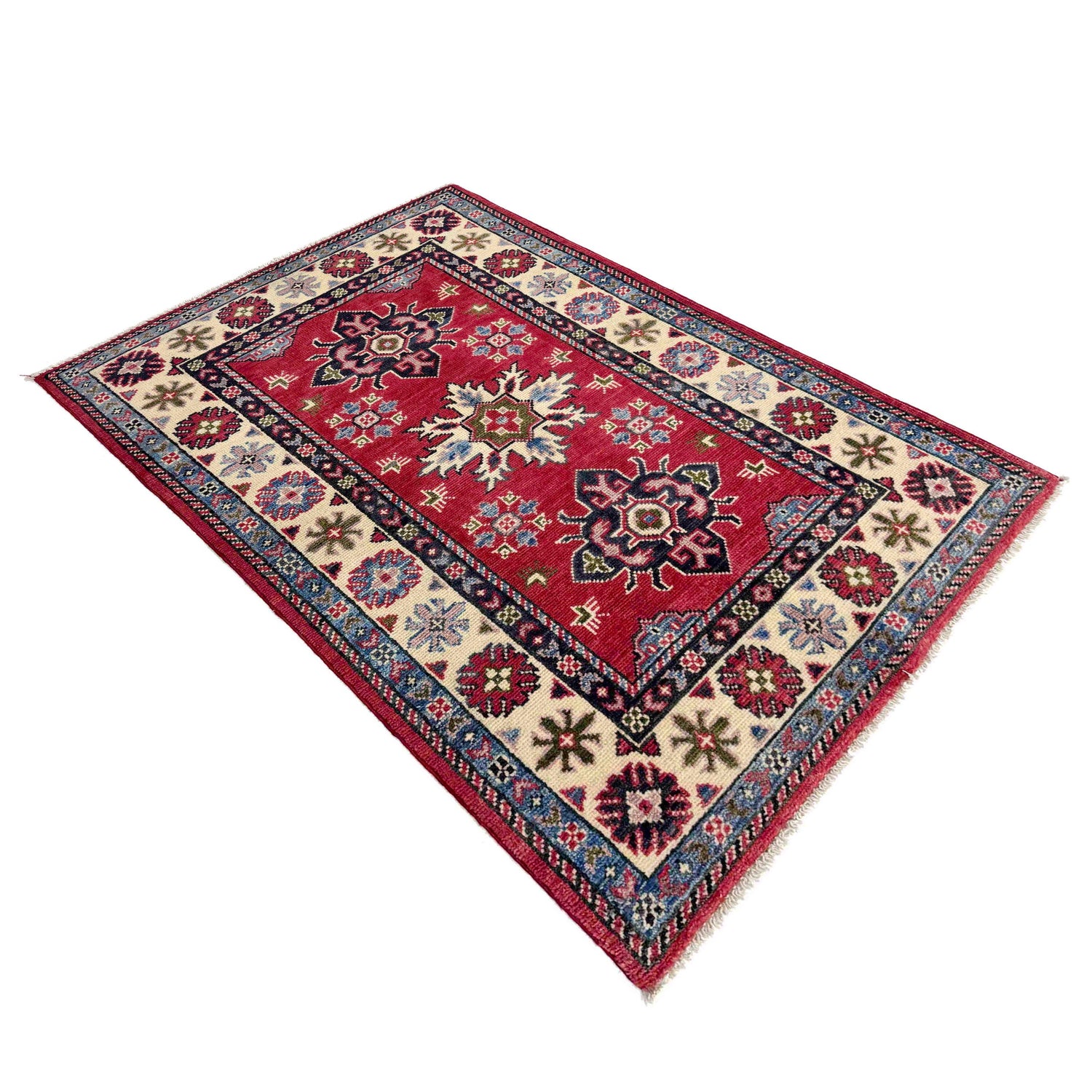Oriental Kazak Rug 2' 7" x 4' 1" ft / 80 x 124 cm - No. R37723