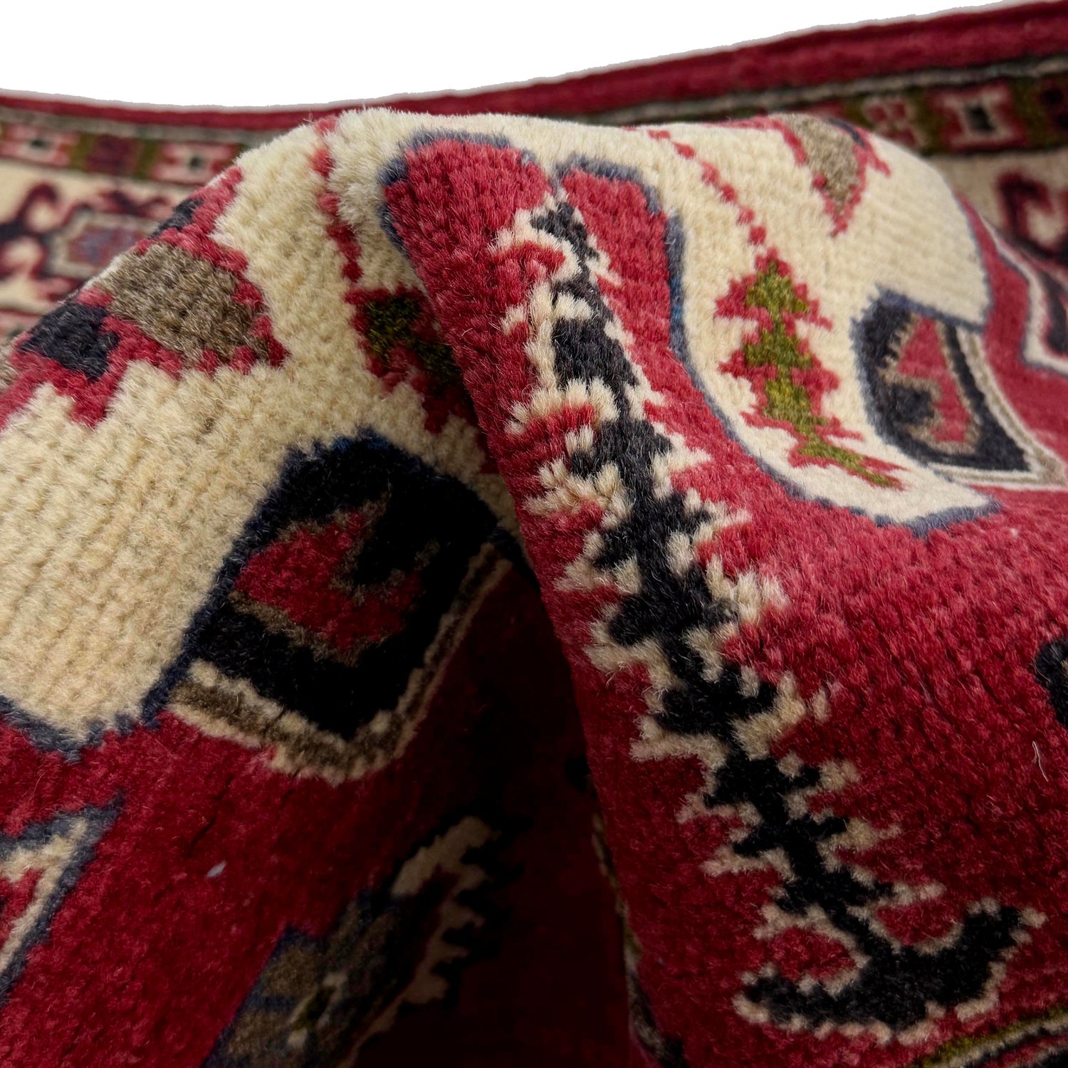 Red Color Kazak Rug 2' 7" x 4' 2" ft / 80 x 126 cm - No. R37724