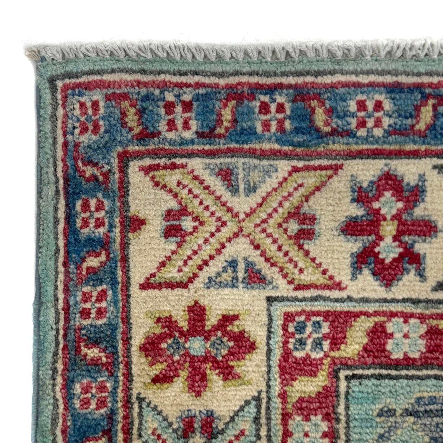 Handmade Kazak Area Rug 2' 7" x 4' 1" ft / 80 x 125 cm - No. R37725