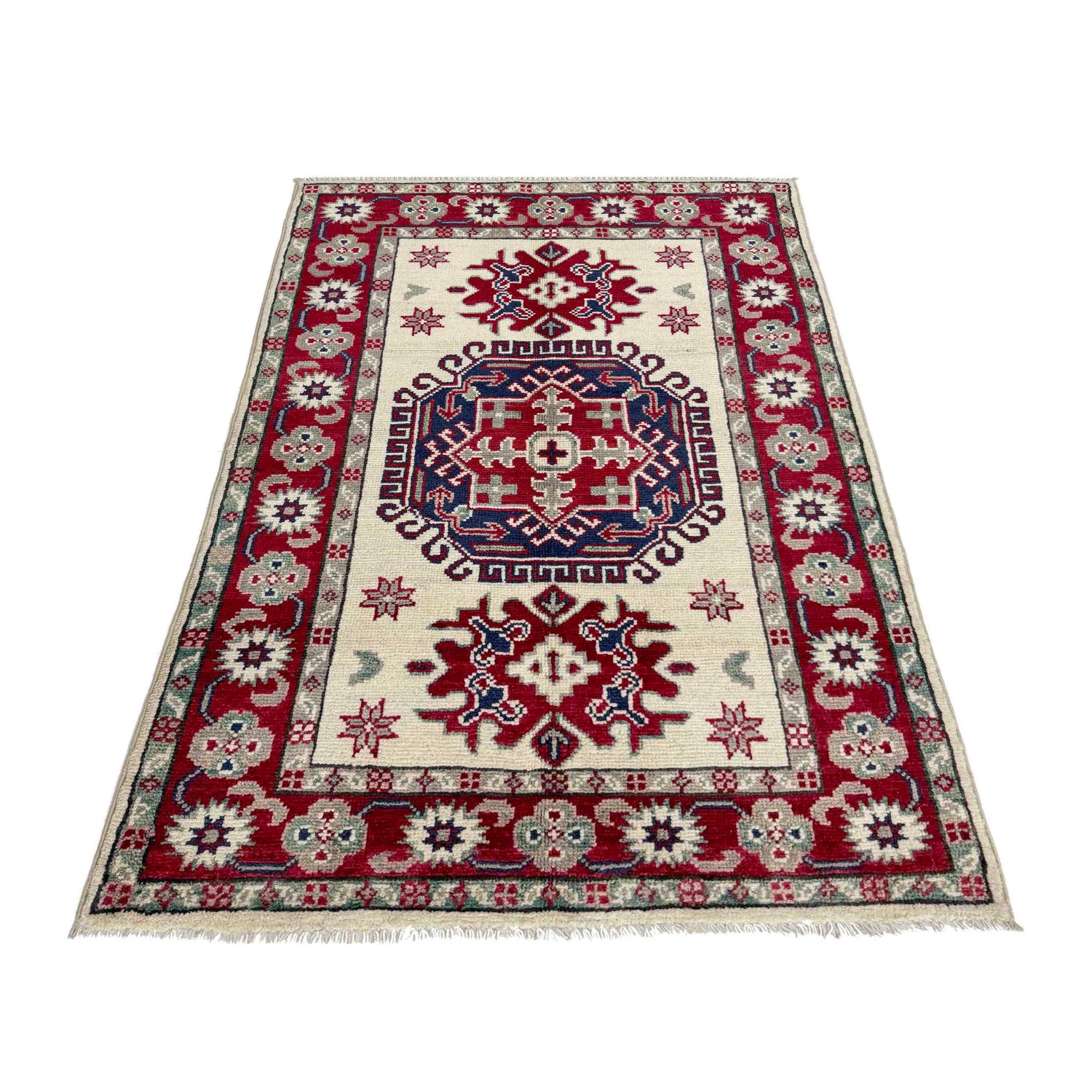Hand knotted Kazak Rugs 2' 8" x 4' 2" ft / 81 x 127 cm - No. R37726