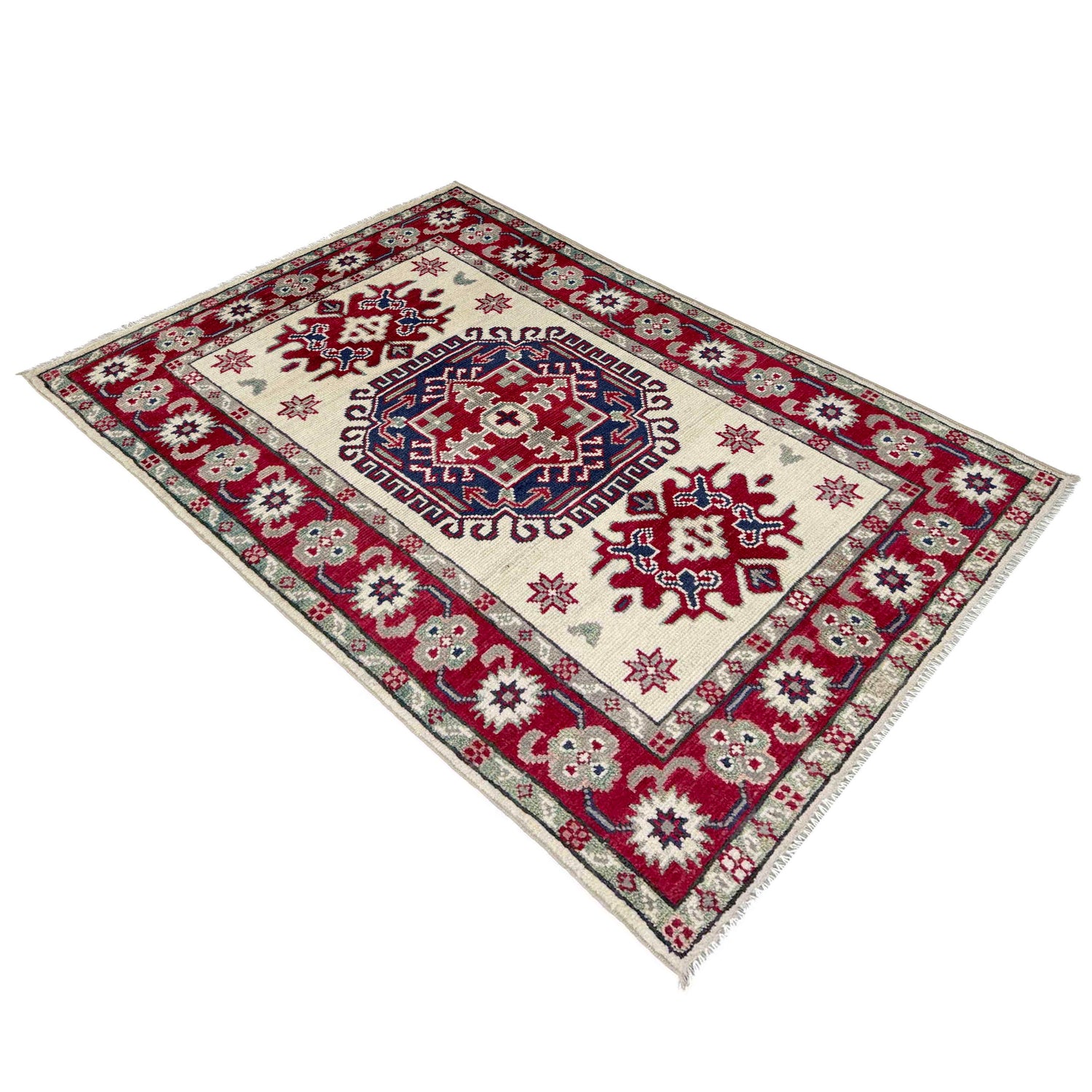 Hand knotted Kazak Rugs 2' 8" x 4' 2" ft / 81 x 127 cm - No. R37726