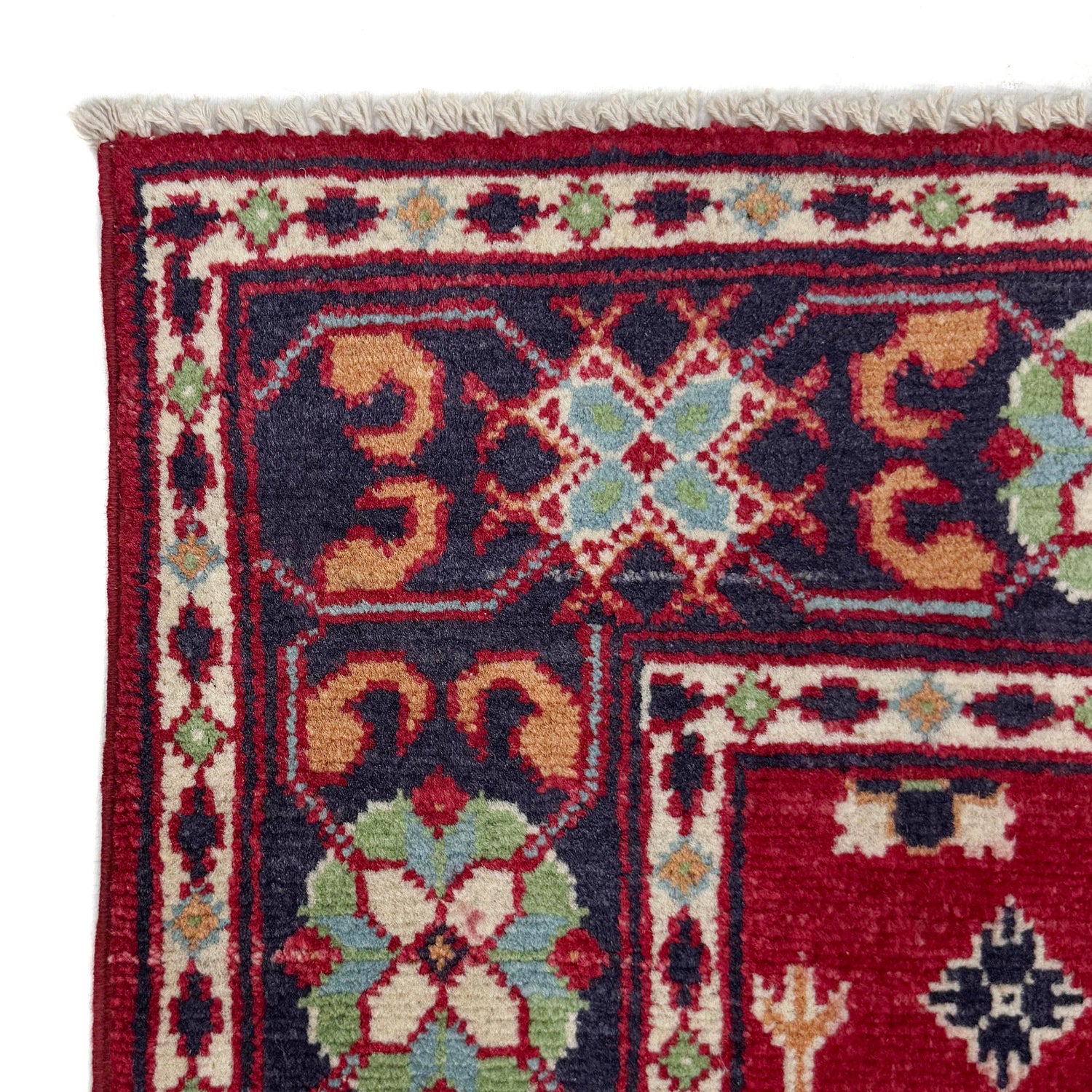 Hand knotted Kazak Carpet 3' 1" x 5' 0" ft / 93 x 153 cm - No. R37730