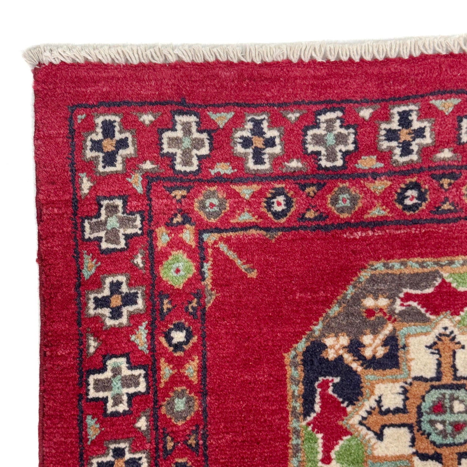 Hand Knotted Oriental Waziri Rug 3' 1" x 4' 9" ft / 93 x 144 cm - No. R37731