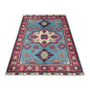 Blue Color Kazak Rug 3' 3" x 4' 8" ft / 99 x 142 cm - No. R37732