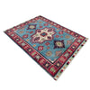 Blue Color Kazak Rug 3' 3" x 4' 8" ft / 99 x 142 cm - No. R37732