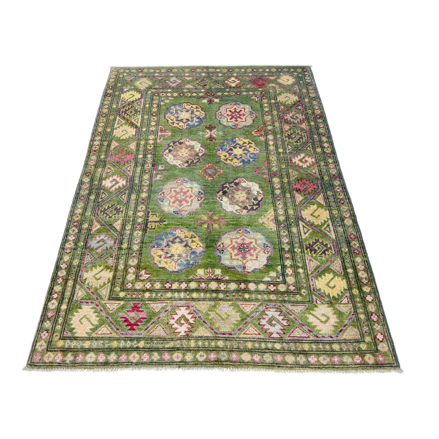 Authentic Oriental Waziri Carpet 3' 11" x 6' 3" ft / 120 x 190 cm - No. R37733