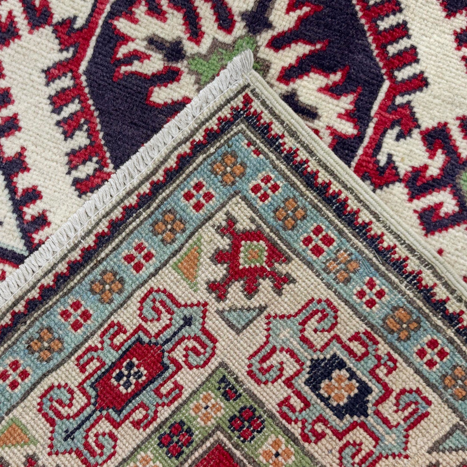 Oriental Kazak Rug 3' 3" x 5' 0" ft / 100 x 152 cm - No. R37735