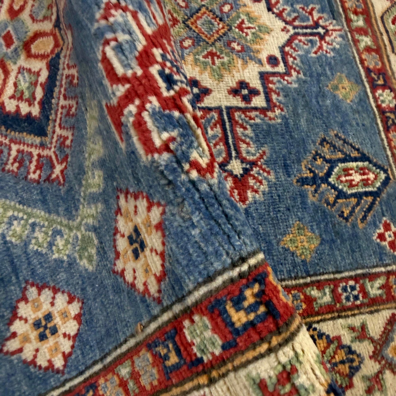 Hand knotted Kazak Rugs 3' 3" x 4' 11" ft / 98 x 149 cm - No. R37737