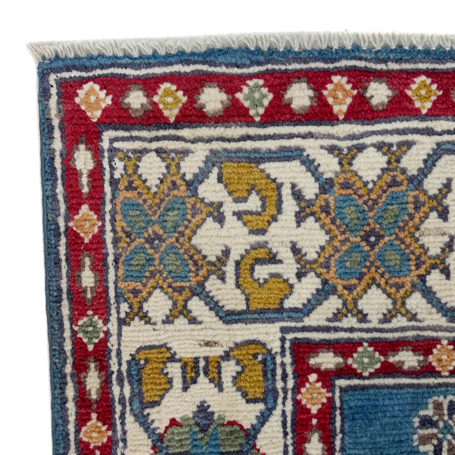 Hand Knotted Kazak Oriental Rug 3' 3" x 4' 9" ft / 98 x 145 cm - No. R37738