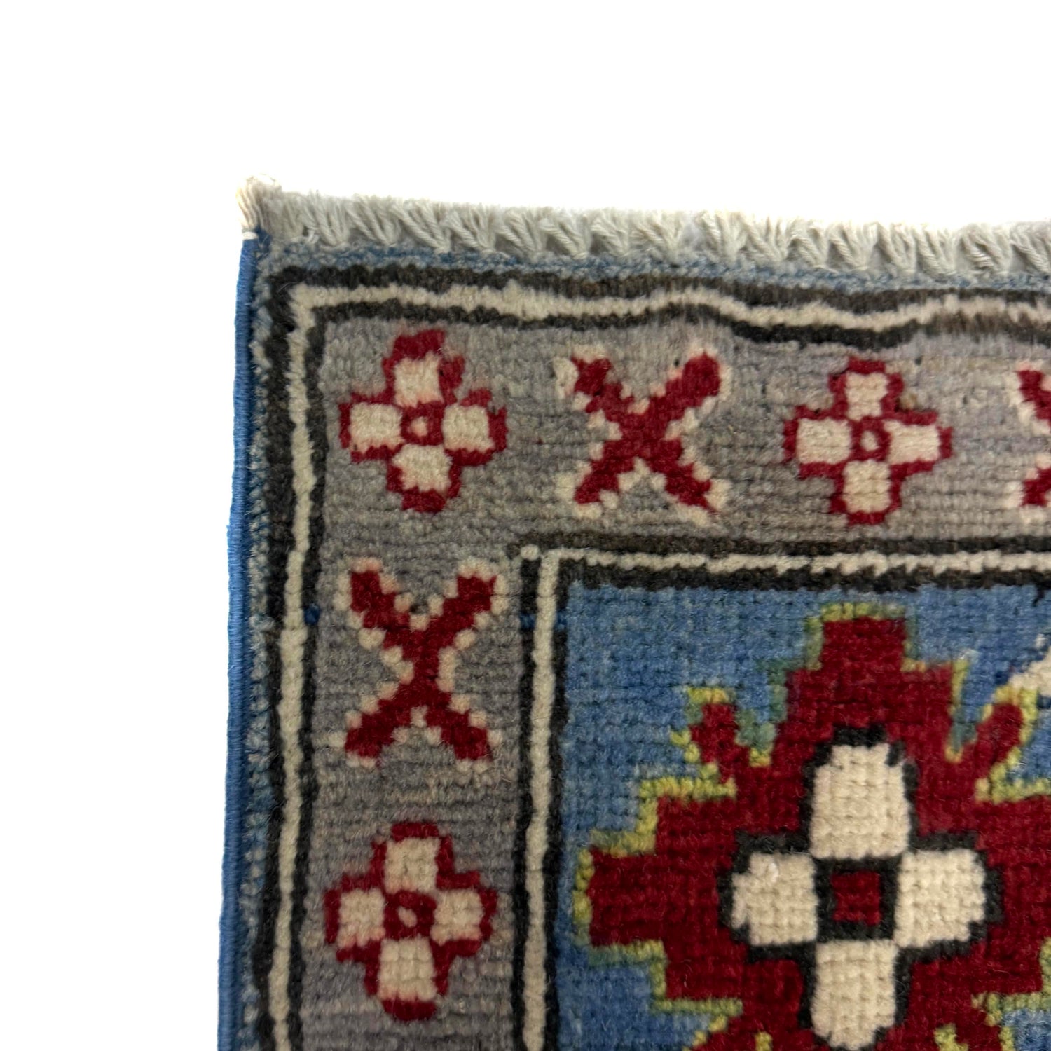 Hand Knotted Kazak Oriental Rug 5' 2" x 6' 10" ft / 157 x 209 cm - No. R37742