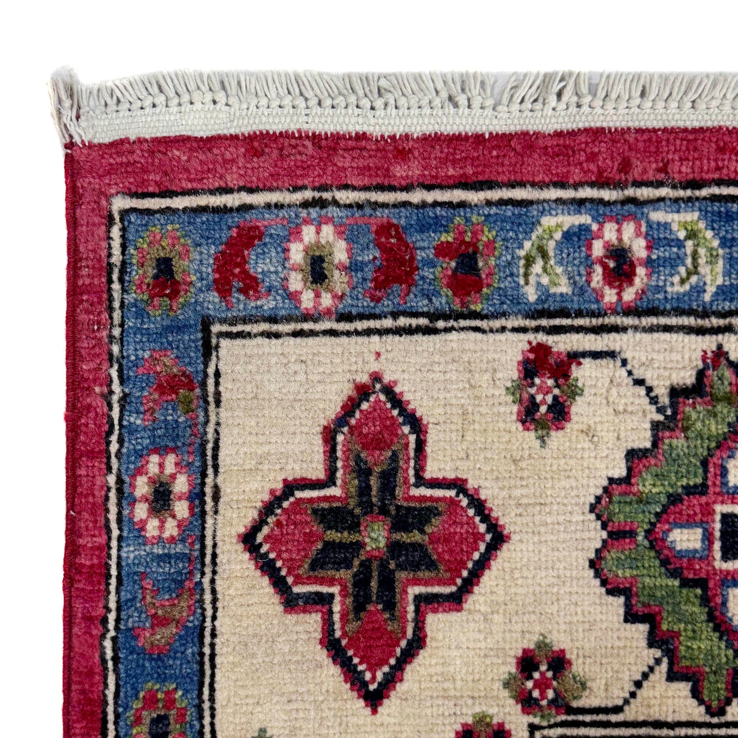 Handmade Kazak Area Rug 6' 7" x 9' 10" ft / 201 x 300 cm - No. R37745