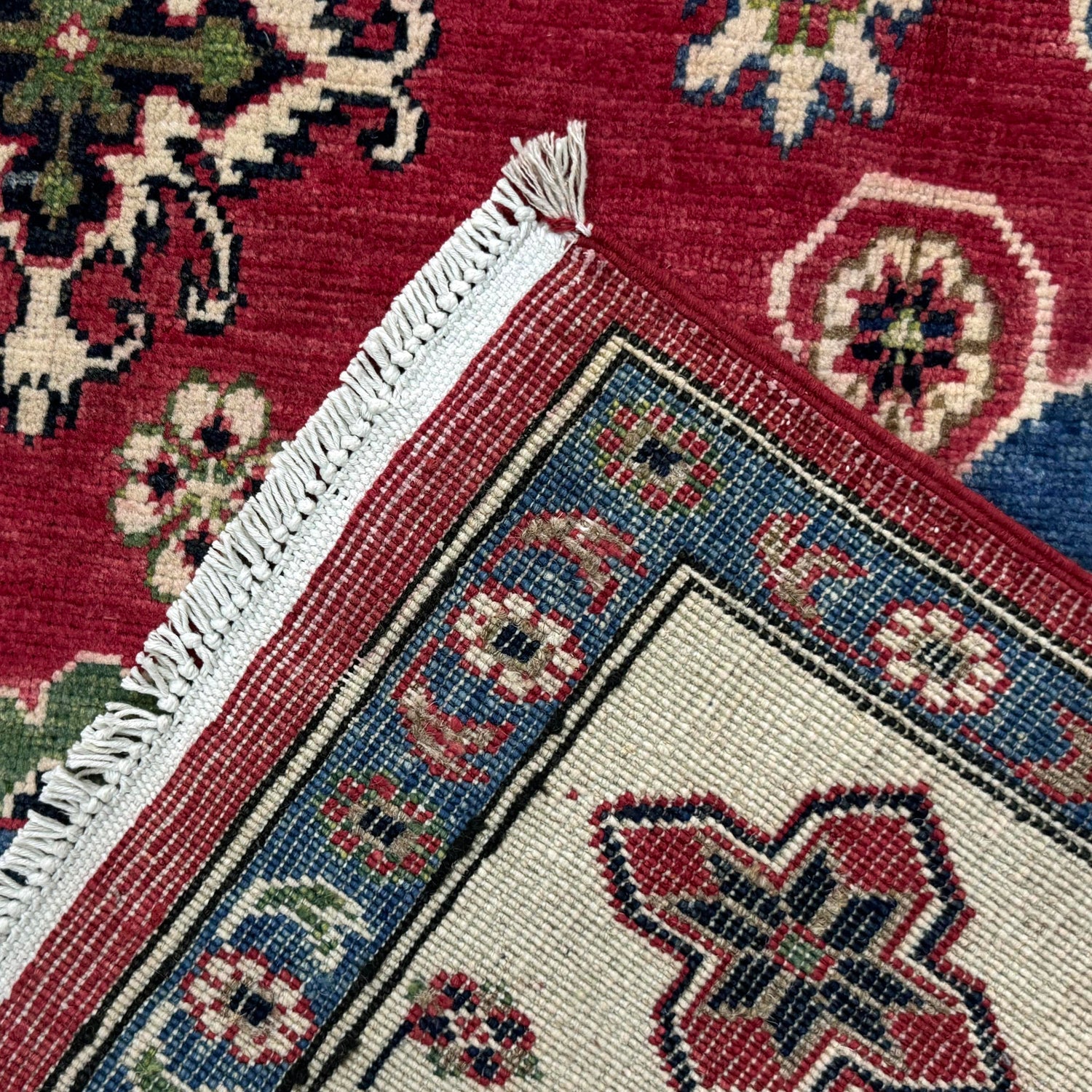 Handmade Kazak Area Rug 6' 7" x 9' 10" ft / 201 x 300 cm - No. R37745