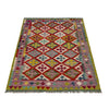 Handmade Afghan Vegetable Kilim 3' 10" x 5' 1" ft / 116 x 155 cm - No. R37789