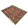Handmade Afghan Vegetable Kilim 3' 10" x 5' 1" ft / 116 x 155 cm - No. R37789