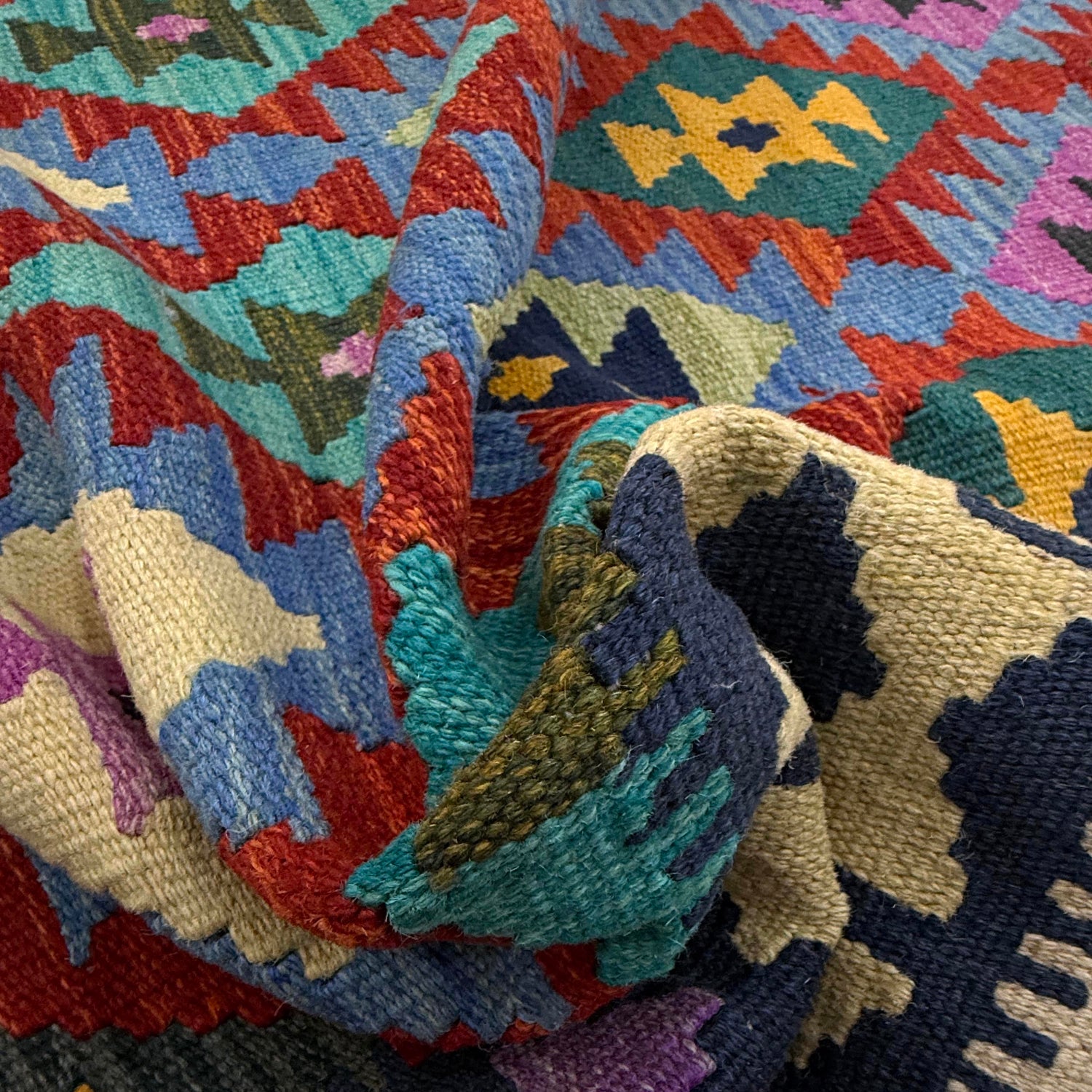 Handmade Vegetable Kilim 6' 8" x 9' 11" ft / 203 x 303 cm - No. R37791