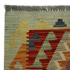Multi Color ful Flat-Weave Wool Kilim 3' 3" x 4' 8" ft / 100 x 143 cm - No. R37795