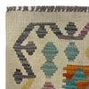 Multi Color ful Flat-Weave Wool Kilim 2' 7" x 4' 0" ft / 80 x 123 cm - No. R37797