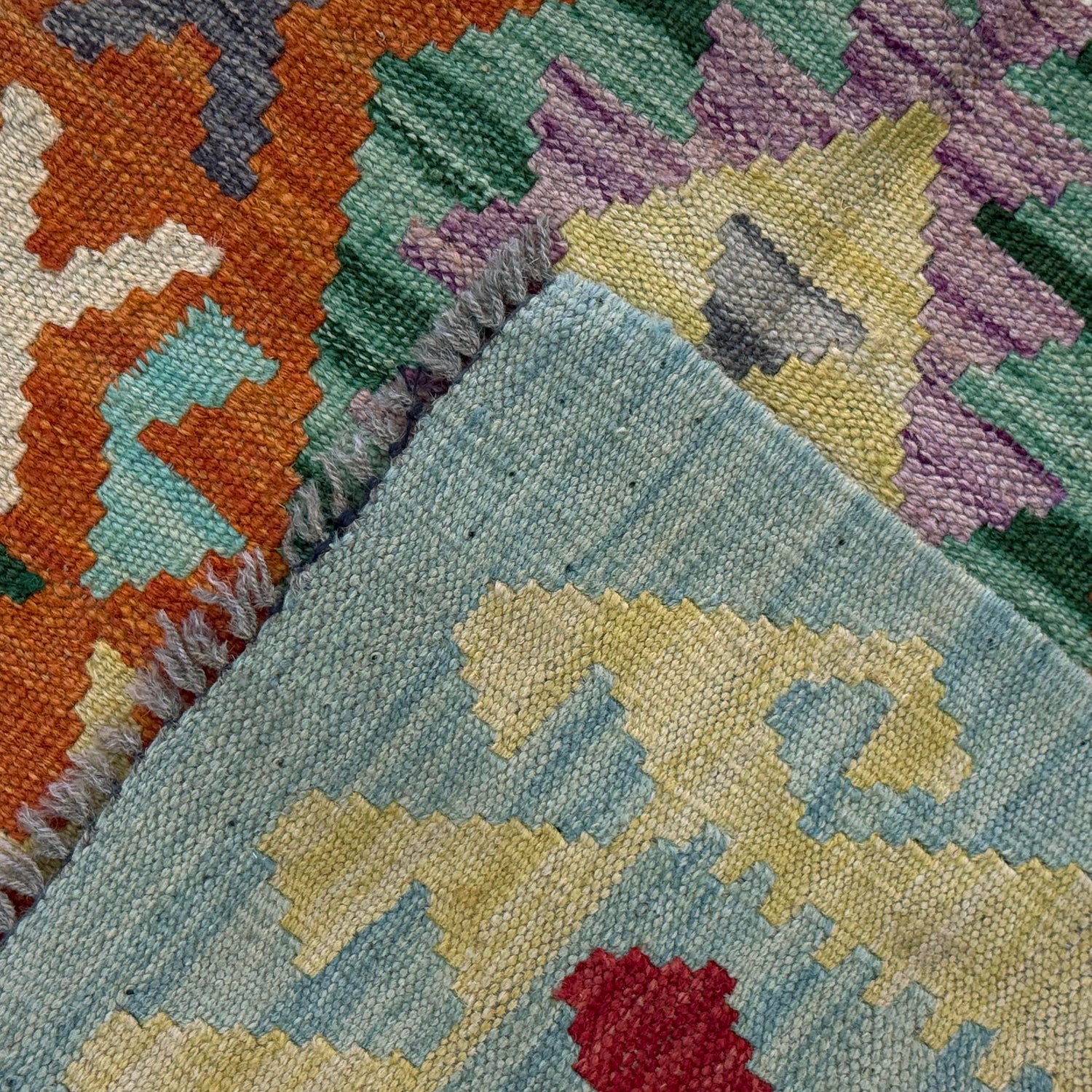 Handmade Vegetable Kelim 2' 7" x 4' 5" ft / 80 x 135 cm - No. R37810