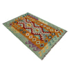 Hand Woven Wool Kelim 2' 7" x 4' 2" ft / 79 x 126 cm - No. R37812