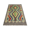 Handmade Turkish Design Wool Kilim 2' 5" x 3' 11" ft / 74 x 120 cm - No. R37814