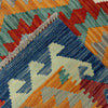 Handmade Turkish Design Wool Kelim 2' 6" x 4' 1" ft / 77 x 124 cm - No. R37815