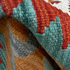 Handmade Turkish Design Wool Kelim 2' 6" x 4' 1" ft / 77 x 124 cm - No. R37815
