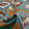 Hand Knotted Afghan Style Kilim 6' 5" x 9' 11" ft / 196 x 303 cm - No. R37823