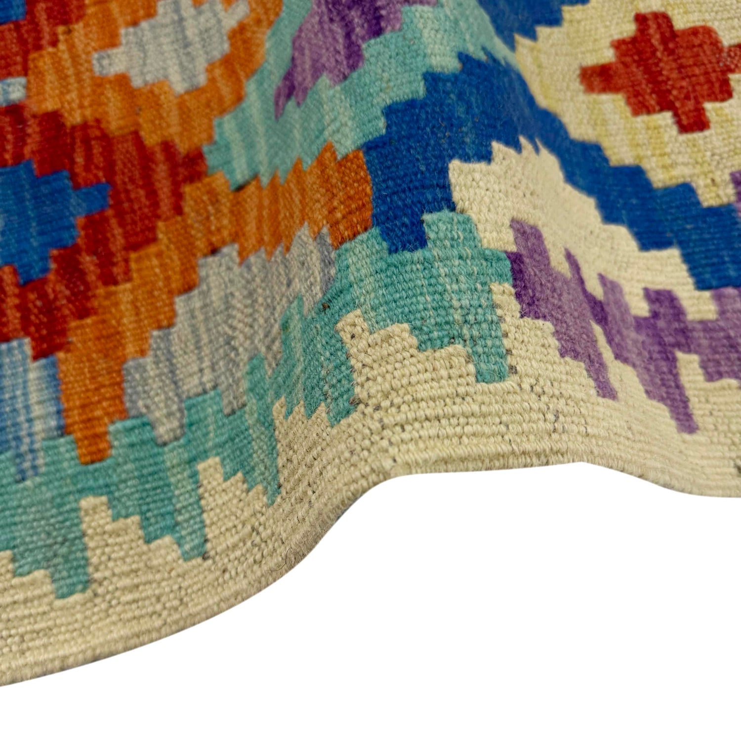 Handmade Vegetable Kilim 3' 3" x 4' 11" ft / 100 x 151 cm - No. R37862