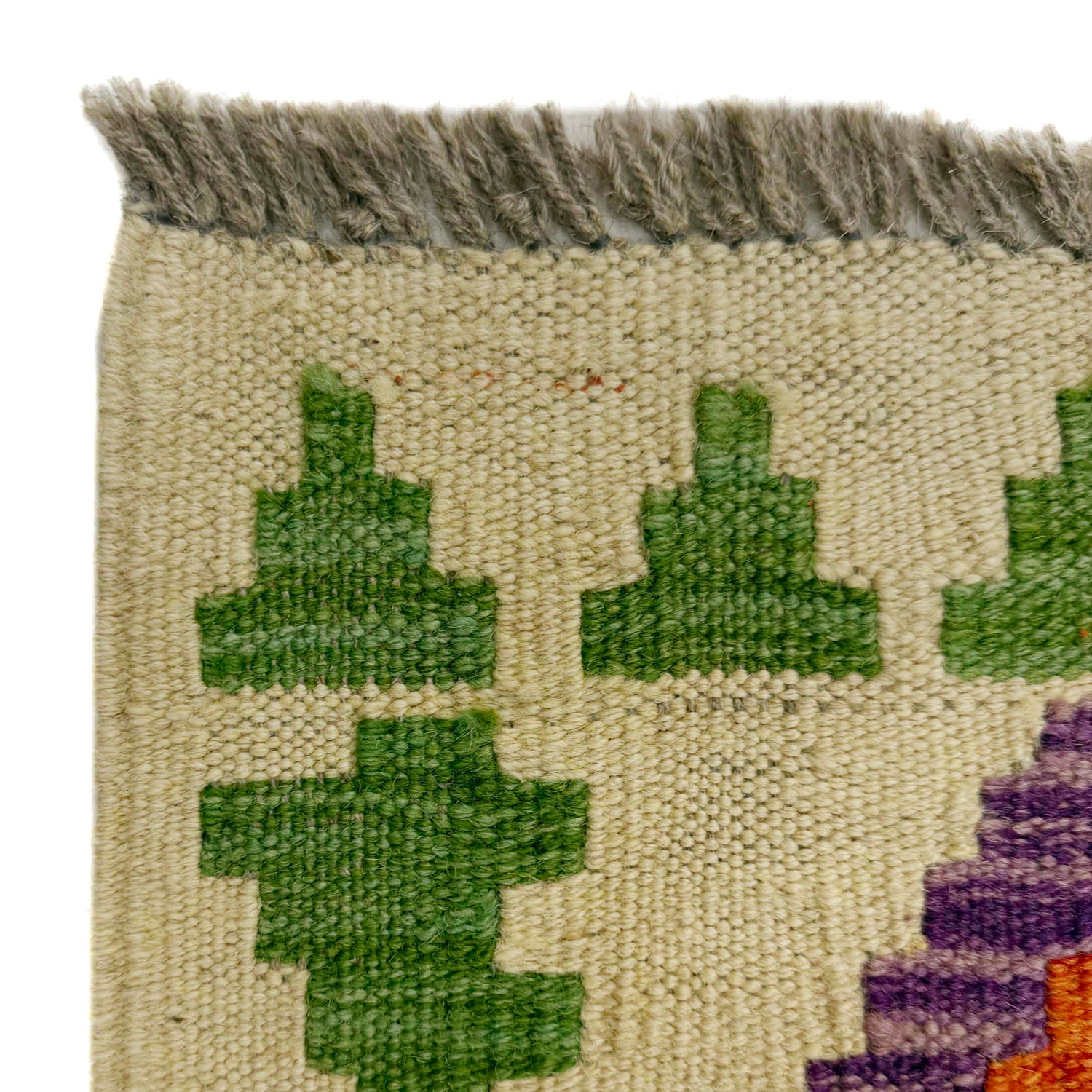 Handmade Vegetable Kelim 3' 3" x 4' 9" ft / 100 x 145 cm - No. R37868
