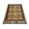 Hand Knotted Afghan Style Kilim 3' 3" x 5' 1" ft / 100 x 155 cm - No. R37876